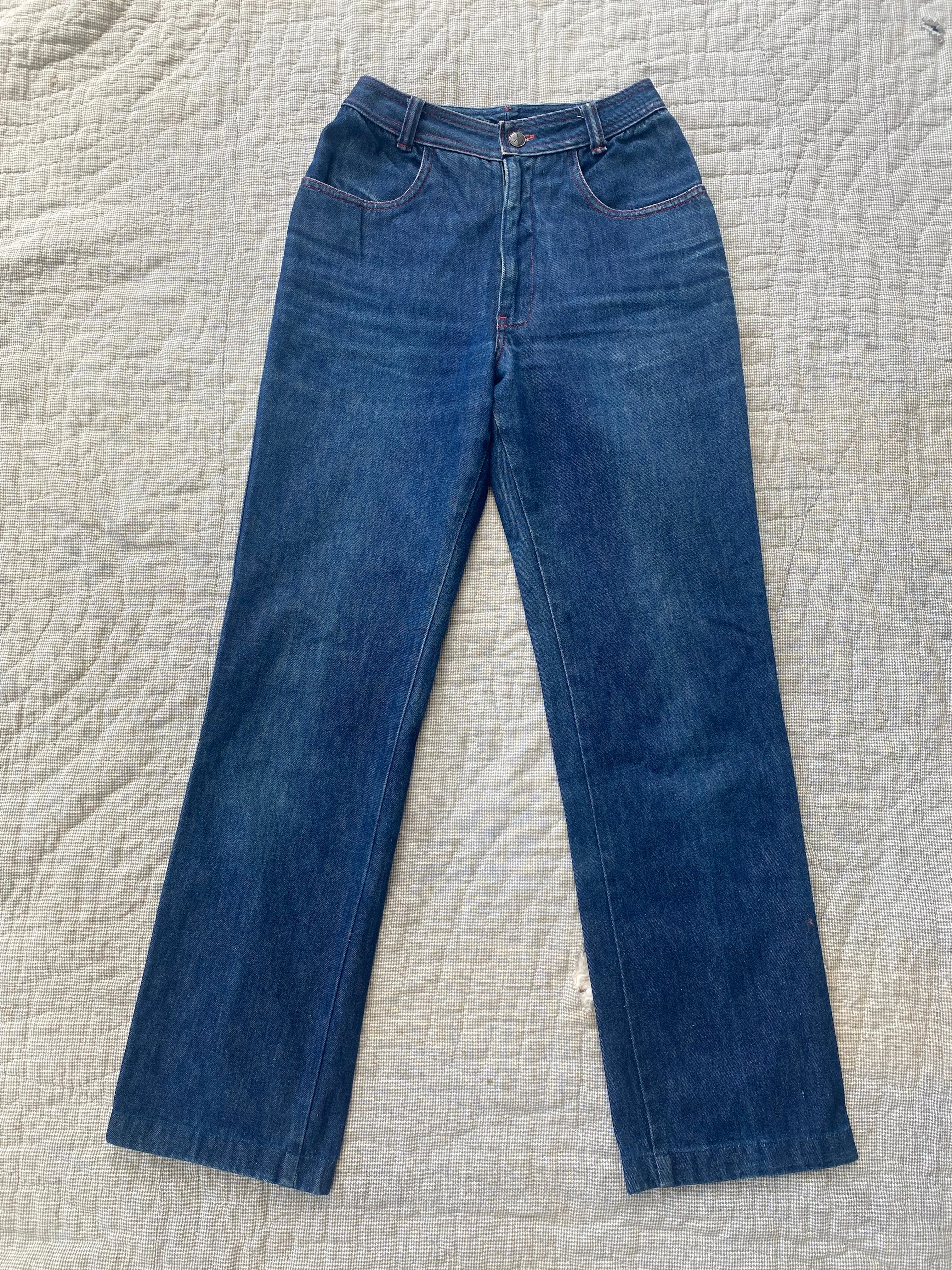 1980s Halston III Straight Leg Jeans