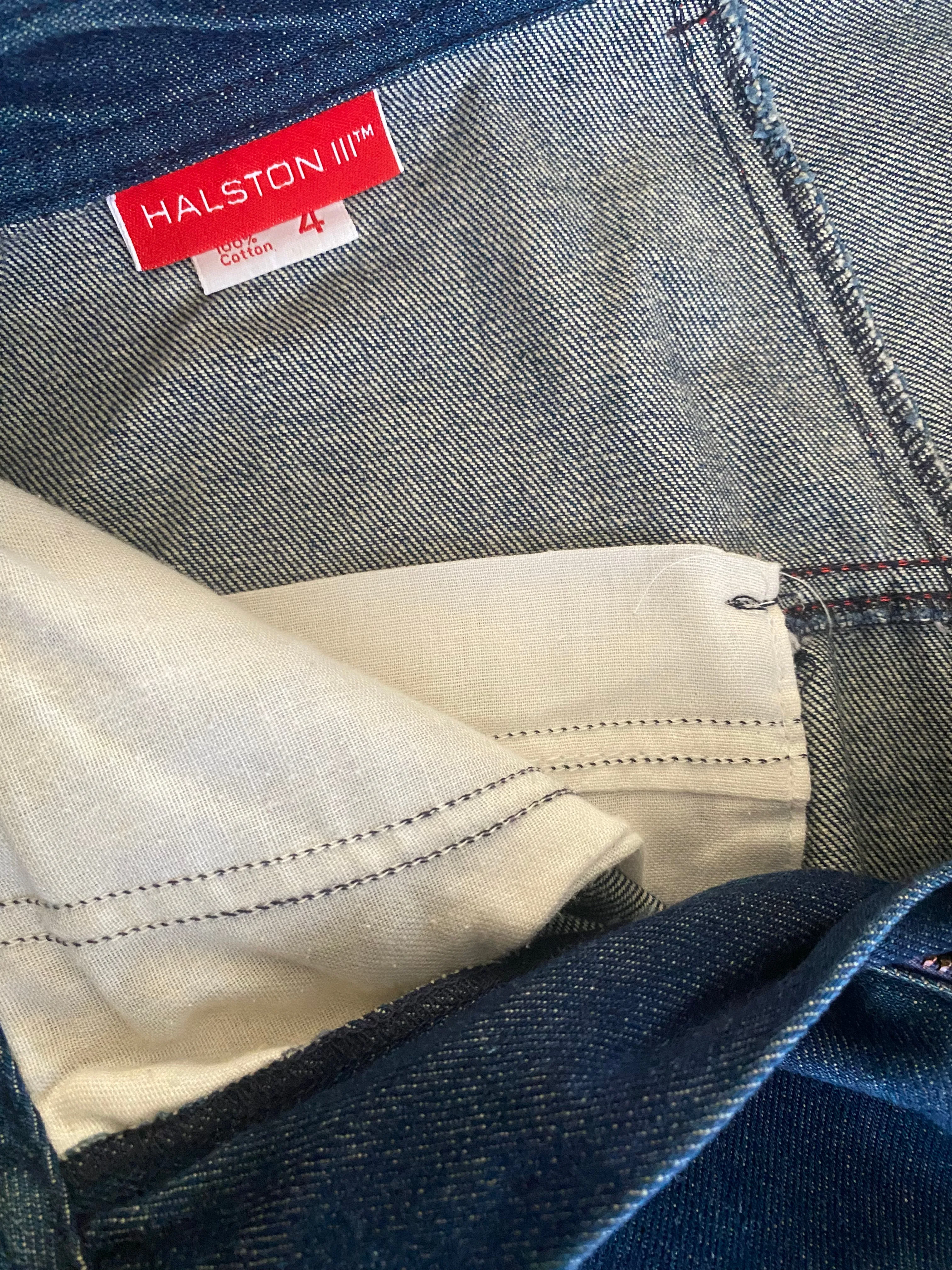 1980s Halston III Straight Leg Jeans