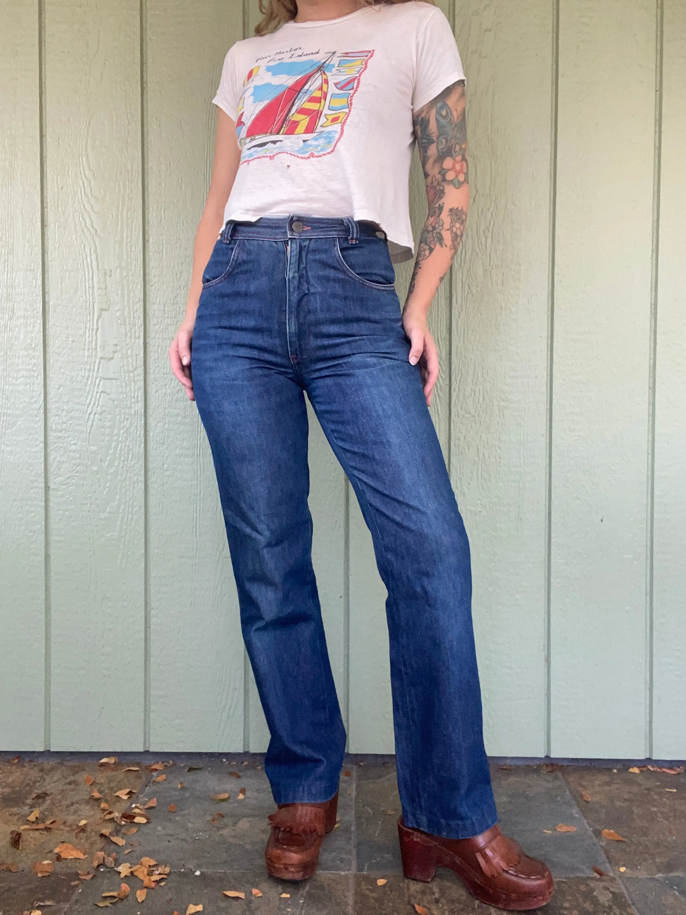 1980s Halston III Straight Leg Jeans