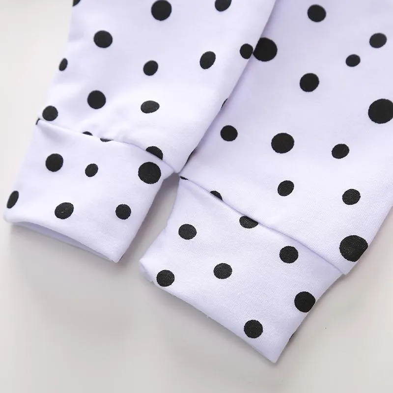 2-piece Polka Dot Hoodie & Pants for Baby