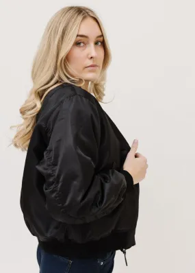 Anine Bing Leon Bomber Jacket in Black