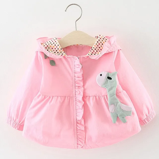 Baby Girls Coats 2019 New autumn Three rabbits cute