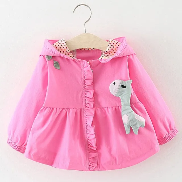 Baby Girls Coats 2019 New autumn Three rabbits cute