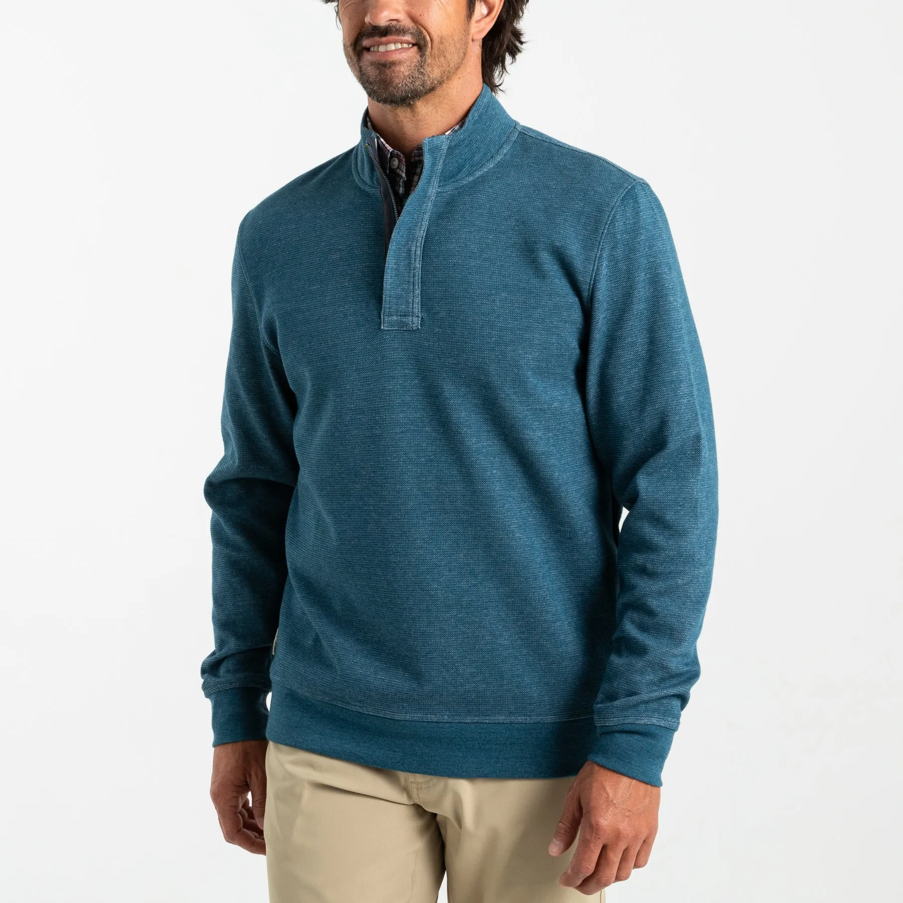 Bearing Pique Performance 1/4 Zip Pullover