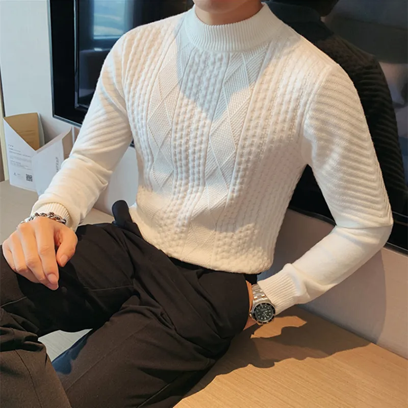 British Style Fashion Casual Knitted Sweater