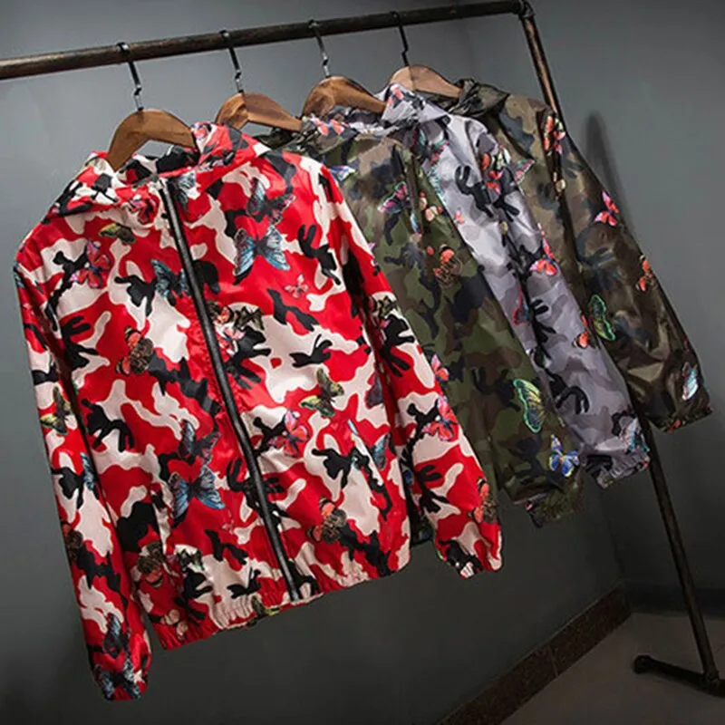 Butterfly Camo Windbreaker