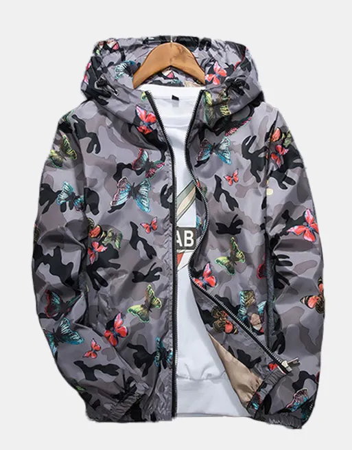 Butterfly Camo Windbreaker