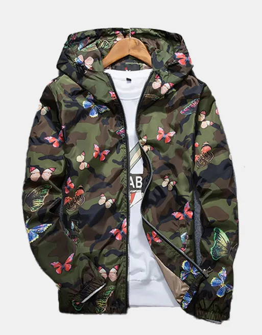 Butterfly Camo Windbreaker