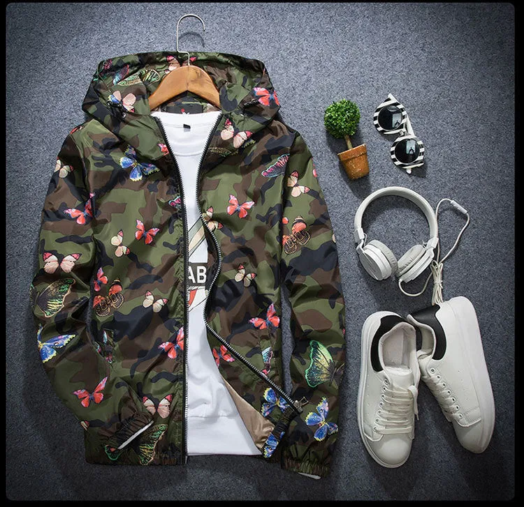 Butterfly Camo Windbreaker