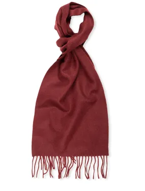 Cashmere Scarf Burgundy