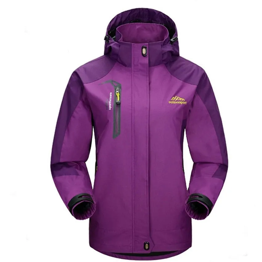 Casual Waterproof Coats With Hood For Women