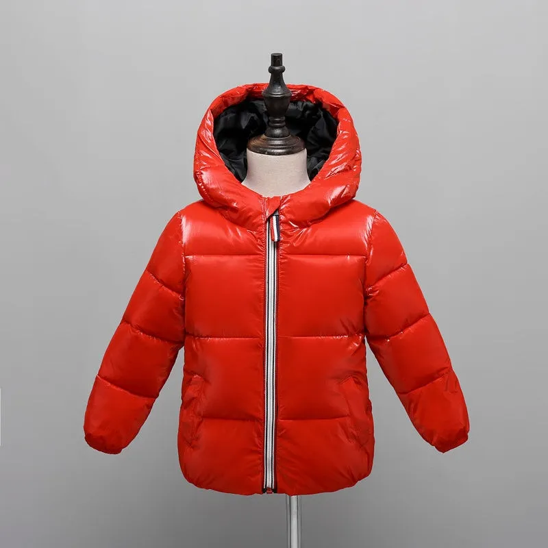 Children Winter Jacket Casual Hooded Coat