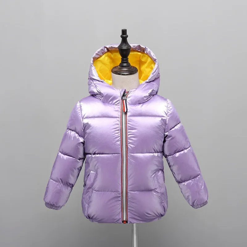 Children Winter Jacket Casual Hooded Coat