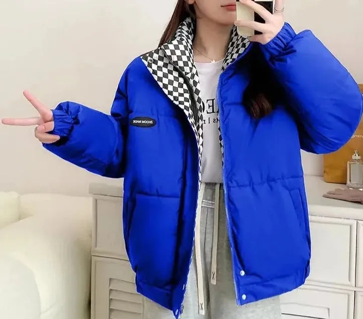 Cotton Padded Puffer Thick Parkas Jackets