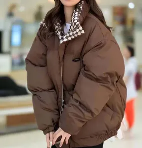 Cotton Padded Puffer Thick Parkas Jackets