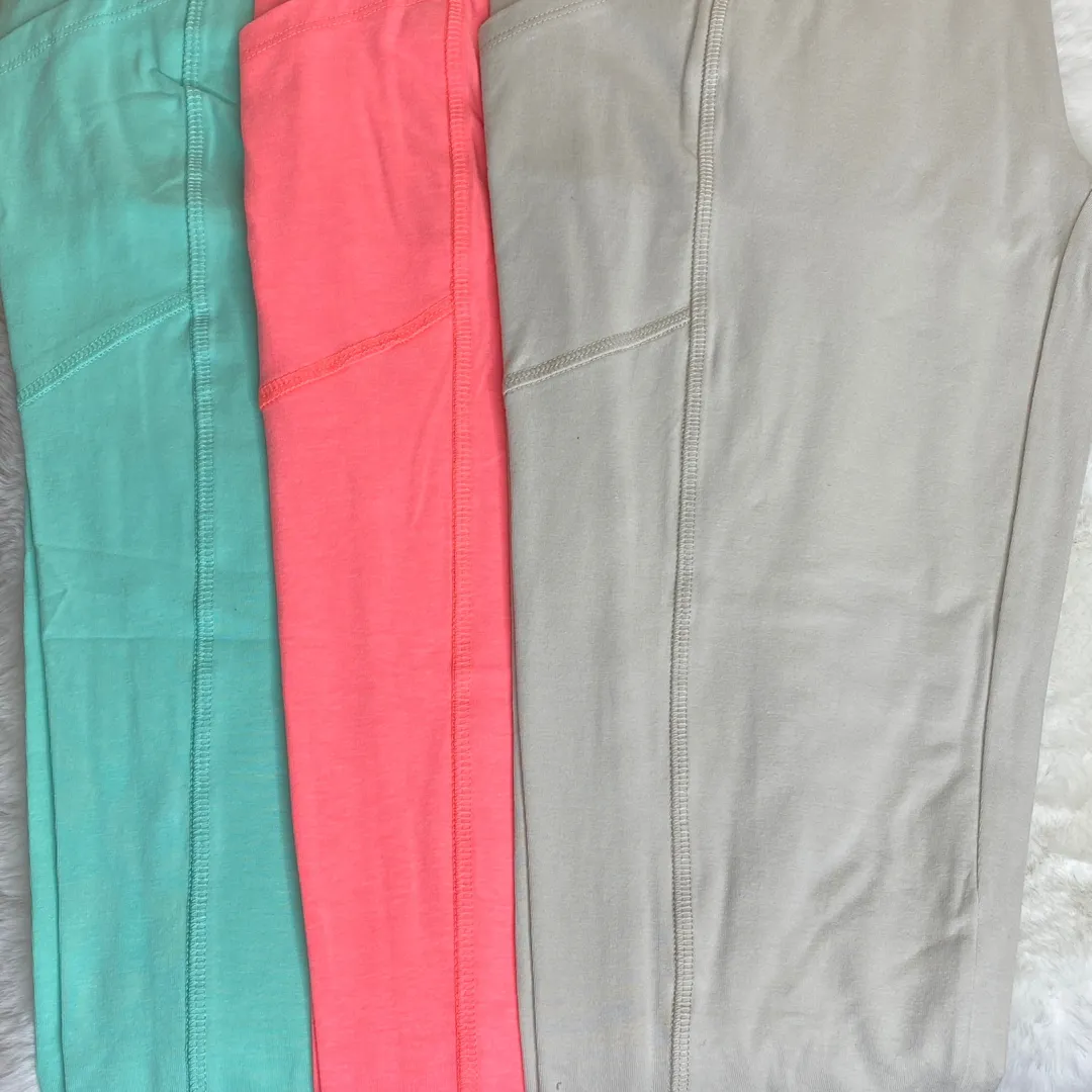 Cotton Pocket Leggings (Plus)