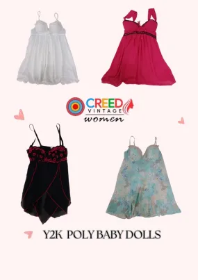 CR2864 Y2K Polly Baby Doll Tops - 10 Pcs