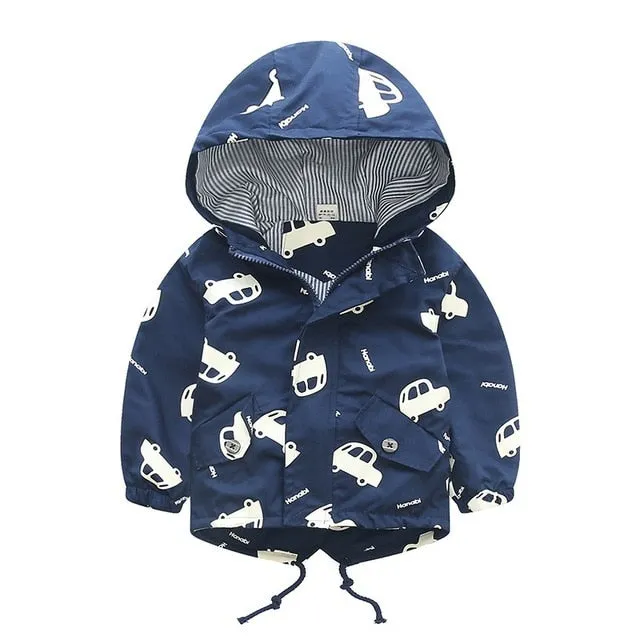 Cute Kids Outerwear Coats Print For Boys&Girls