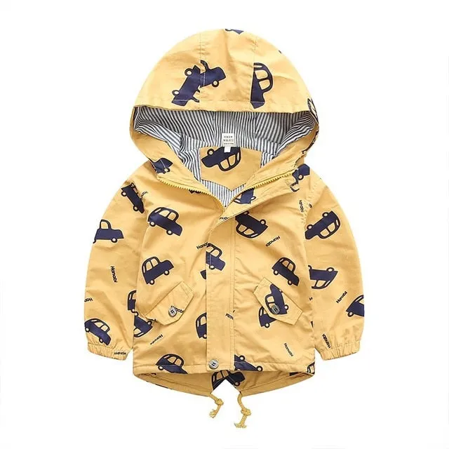 Cute Kids Outerwear Coats Print For Boys&Girls