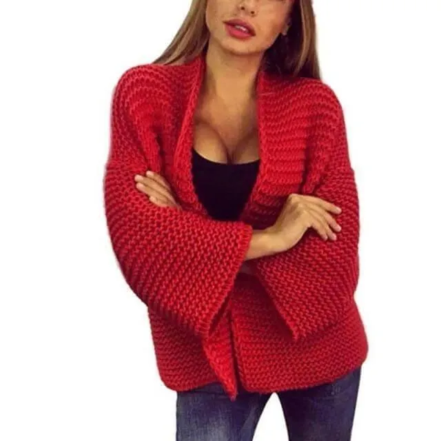 Fashion Women Sweaters Cardigan Loose Cashmere Sweaters