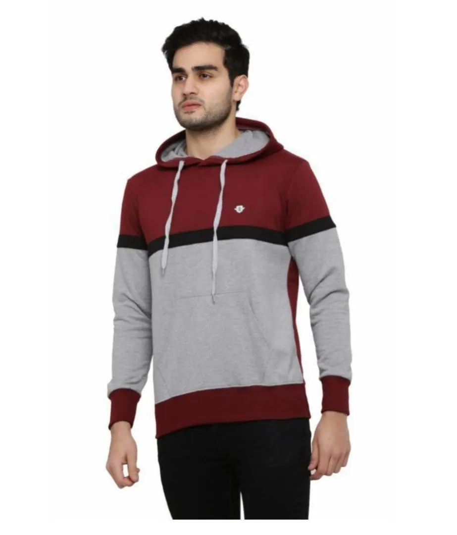 Full Sleeve Solid Men Sweatshirt Multi Color