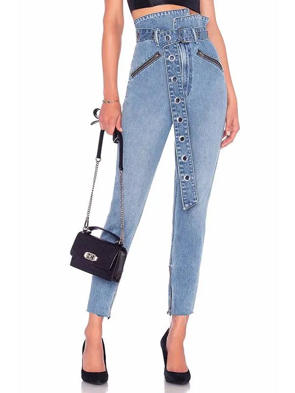 Gorgeous Waist Jeans Pants Bottoms