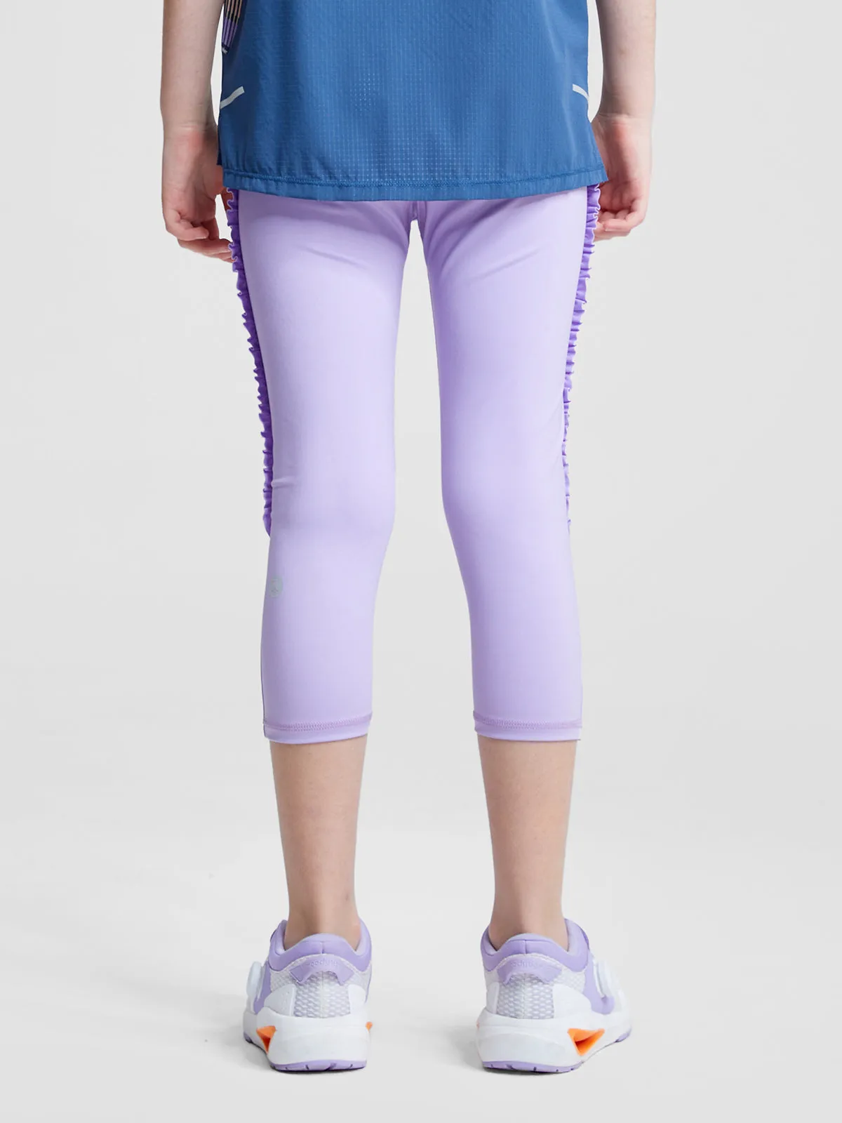 HEAVENLY Rippled Edge Cropped Leggings