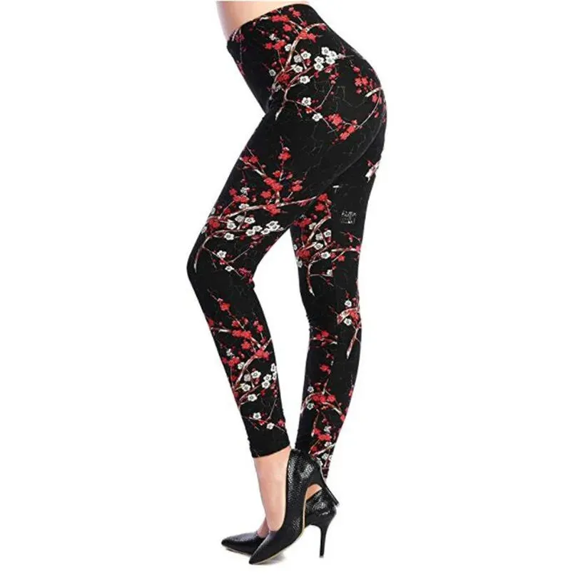 HOT LEGGINGS FLORAL PRINT | CURVEFLEX