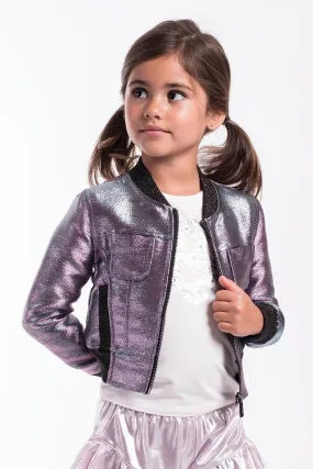 Imoga Elle Girls Jacket - Twilight (Size 14 left)