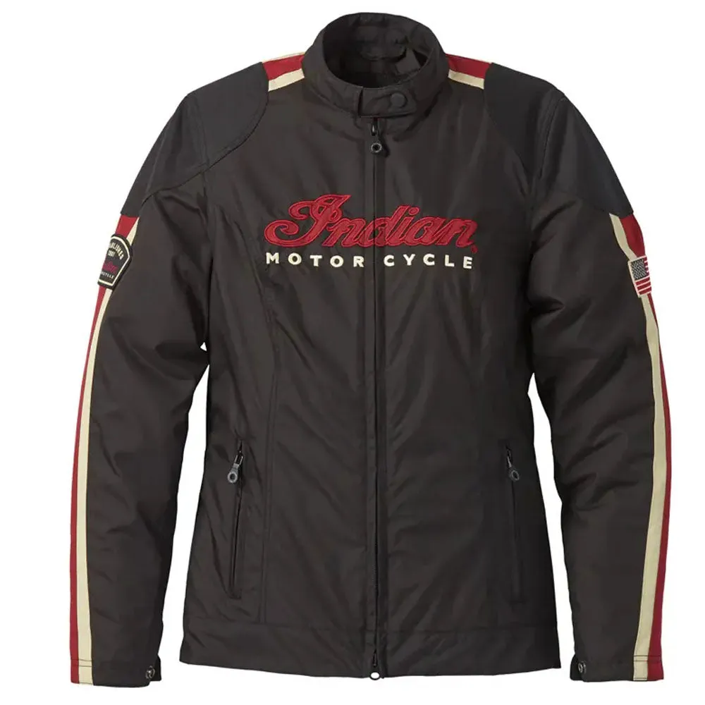 Indian Motorcycle Womens Textile 1901 V2 Jacket Black