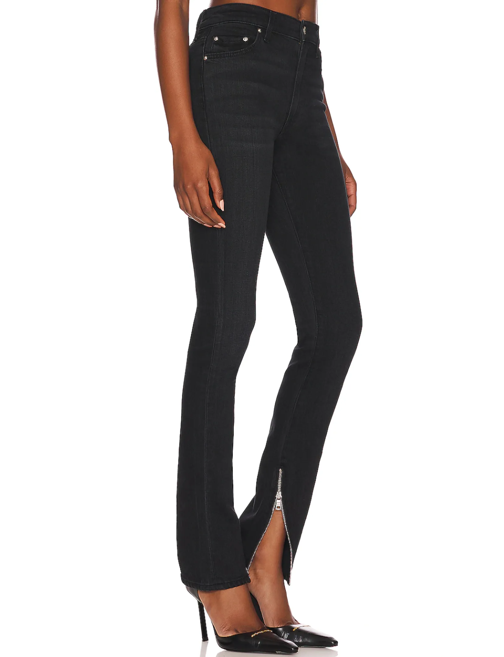 Karla Ankle Zip Skinny Jeans, Balmy Alley