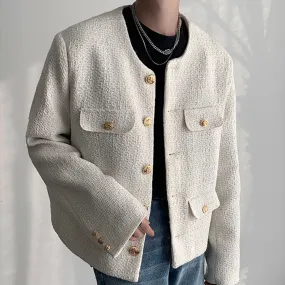 [Korean Style] Black/White Tweed Jackets