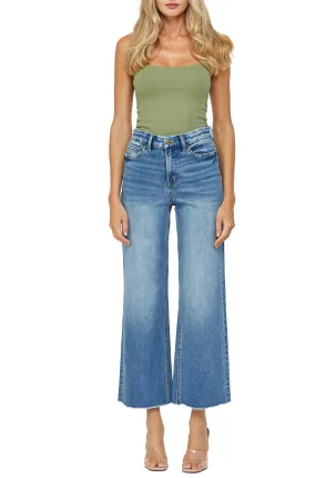 Mica Festival Stretch High-Rise Wide Leg Jeans