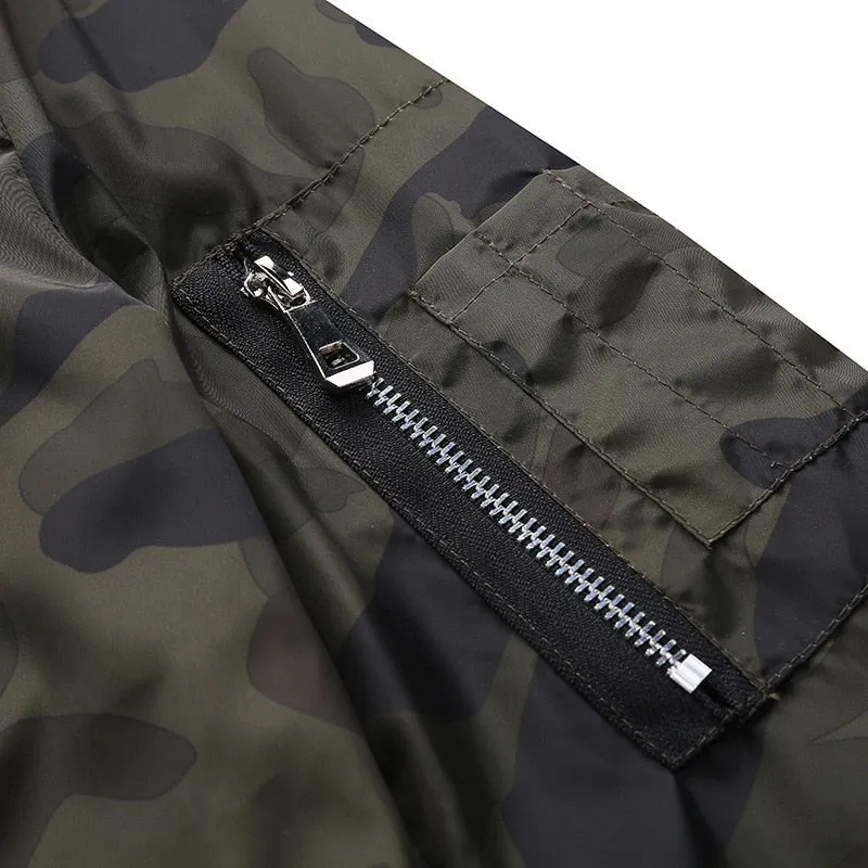 New Autumn Men's Camouflage Coats Camo Bomber Jacket