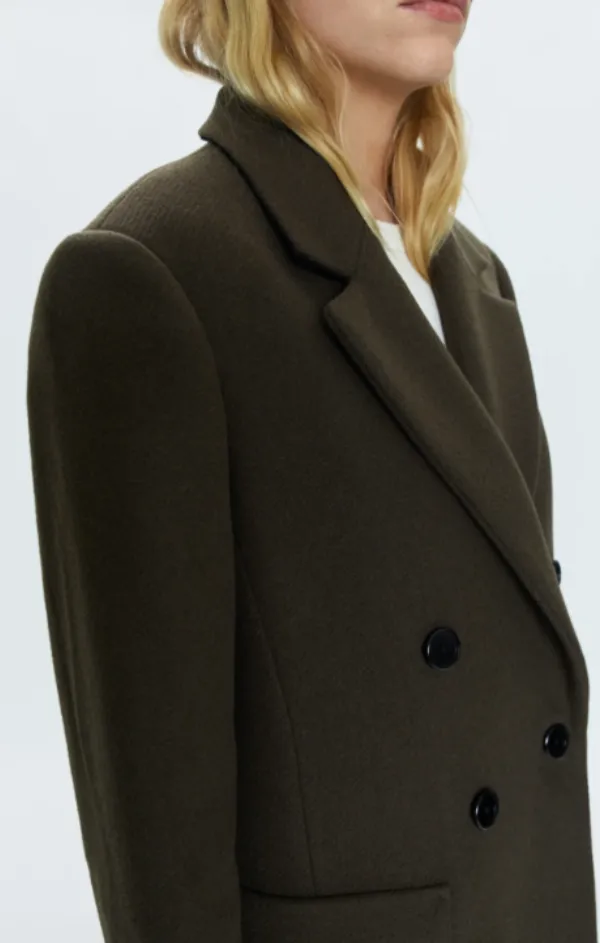 Prescott Double Breasted Wool Coat