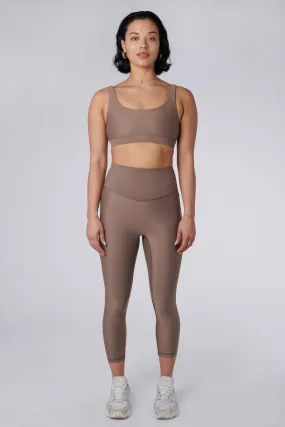 Sage High Waisted Leggings | Recycled Nylon | Sand