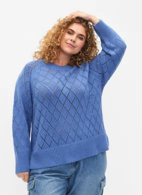 Zizzi Emmi Blue Pullover